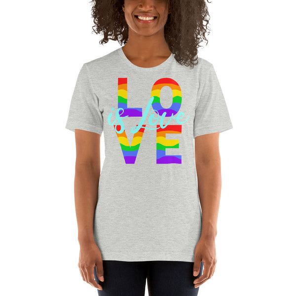 men’s 'love is love' soft feel t-shirt