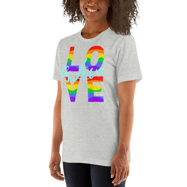 men’s 'love is love' soft feel t-shirt