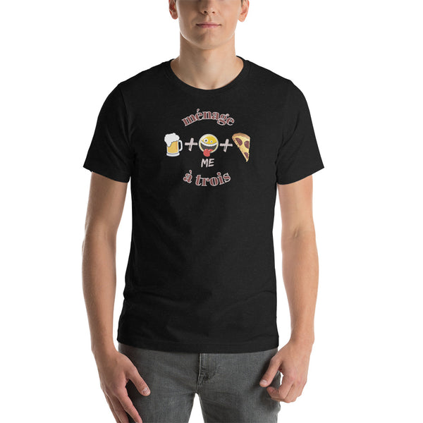 men’s 'ménage à trois' true fit comfort t-shirt