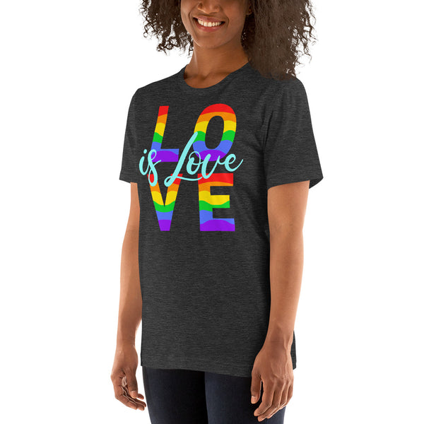 men’s 'love is love' soft feel t-shirt
