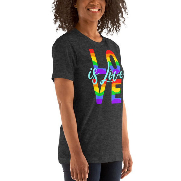 men’s 'love is love' soft feel t-shirt