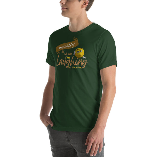 men's 'laughing inside' silky soft true fit t-shirt