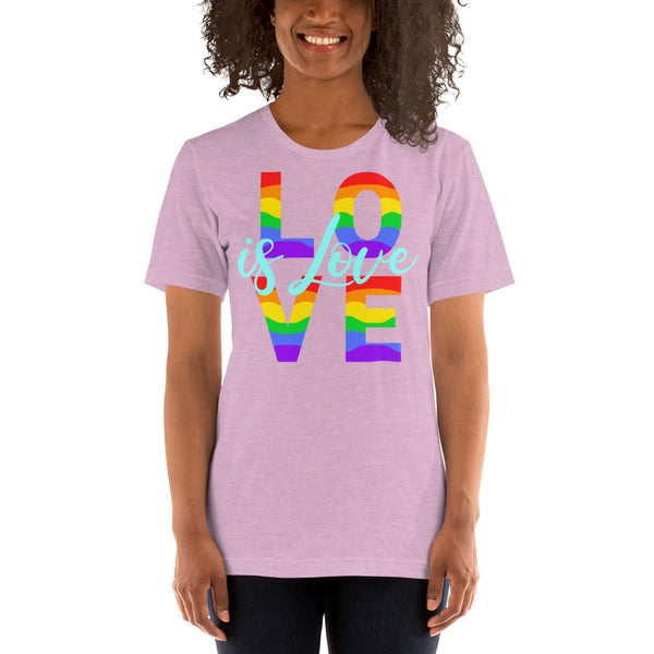 men’s 'love is love' soft feel t-shirt