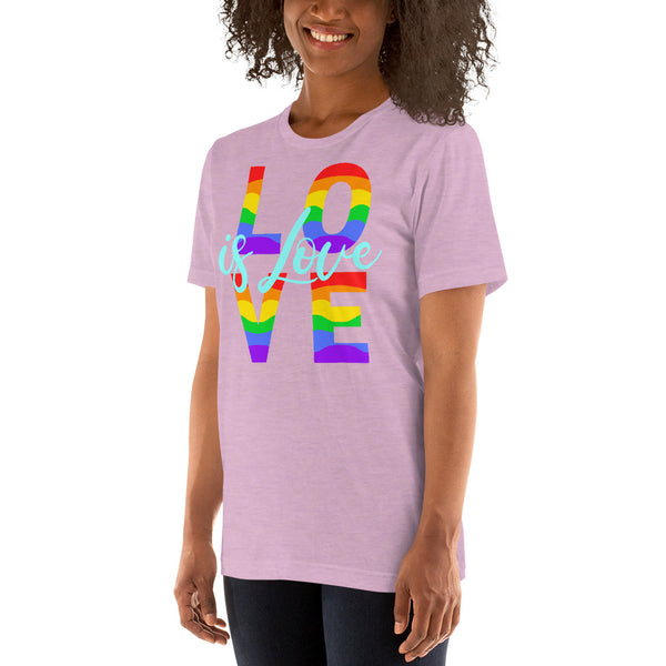 men’s 'love is love' soft feel t-shirt