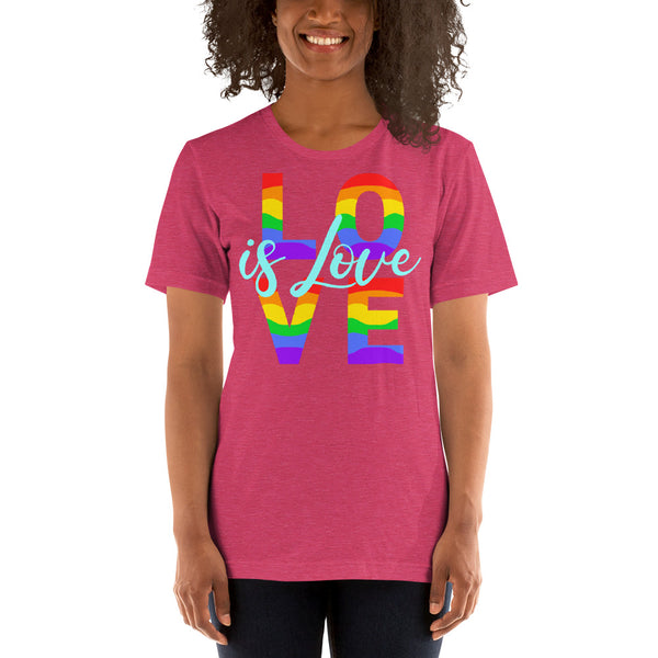 men’s 'love is love' soft feel t-shirt
