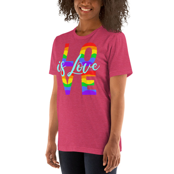 men’s 'love is love' soft feel t-shirt