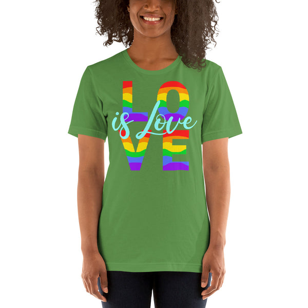 men’s 'love is love' soft feel t-shirt