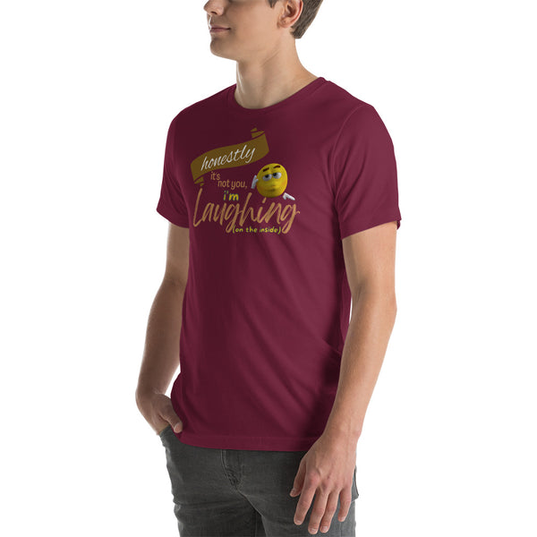 men's 'laughing inside' silky soft true fit t-shirt