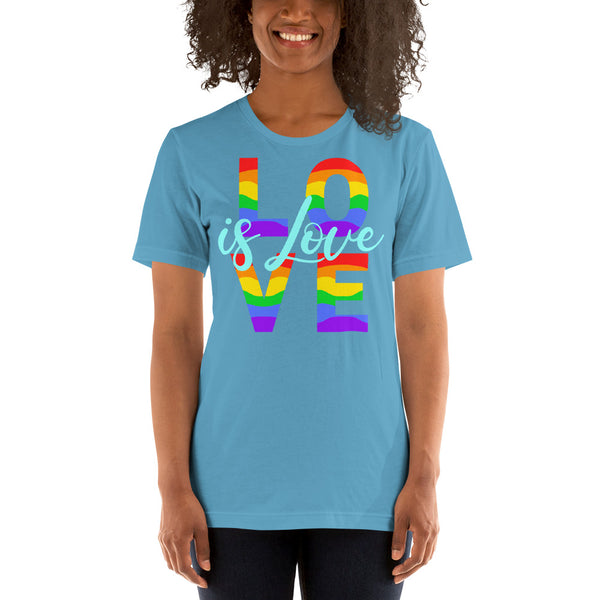 men’s 'love is love' soft feel t-shirt
