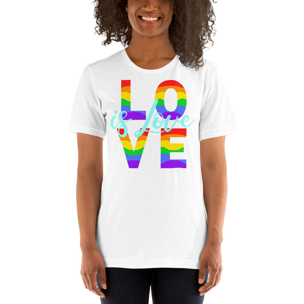 men’s 'love is love' soft feel t-shirt