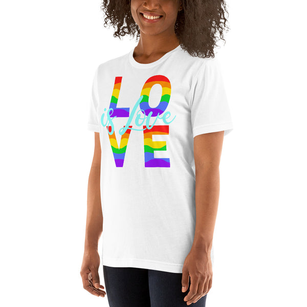 men’s 'love is love' soft feel t-shirt