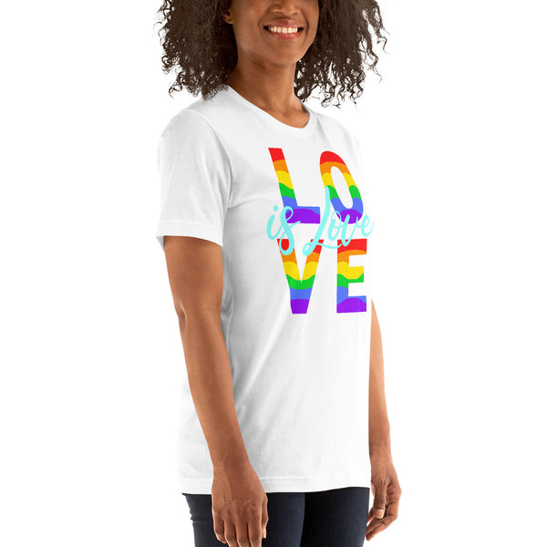 men’s 'love is love' soft feel t-shirt
