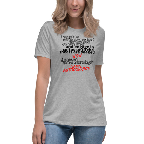 women's 'i meant good morning' true fit soft t-shirt
