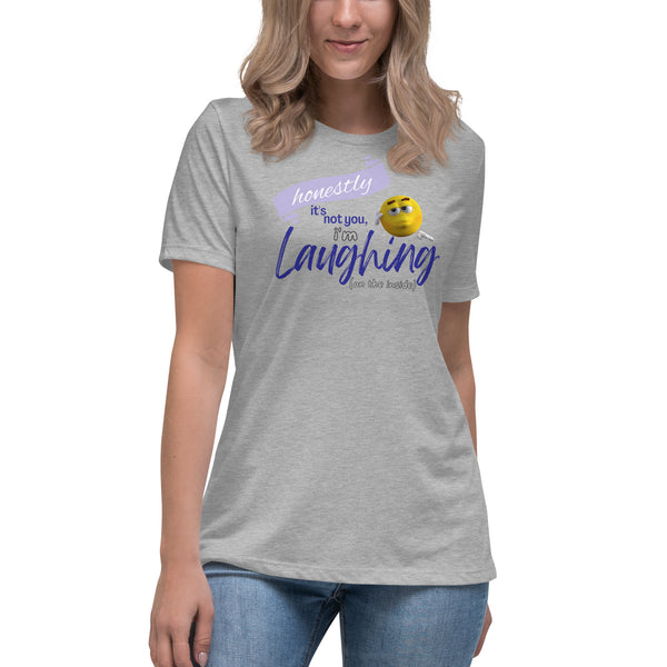 women's 'laughing inside' true fit premium t-shirt