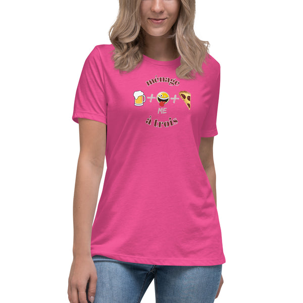 women’s 'ménage a trois' soft true fit t-shirt