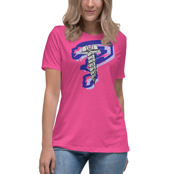 women's 'screw?' relaxed comfort fit t-shirt