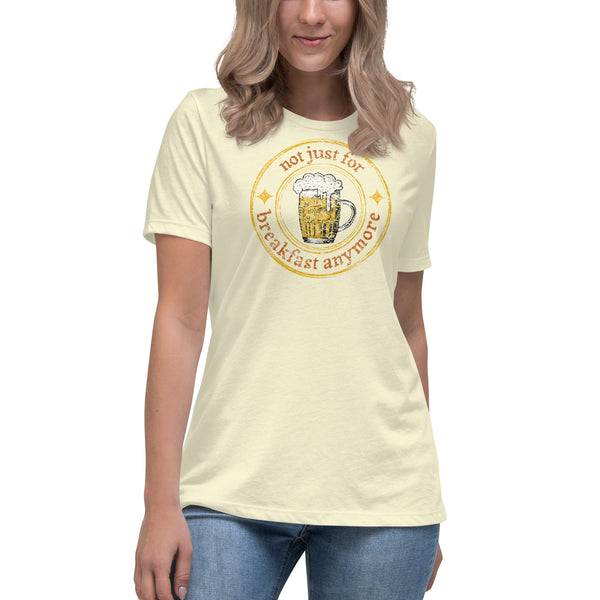 women's vintage 'breakfast beverage' graphic t-shirt