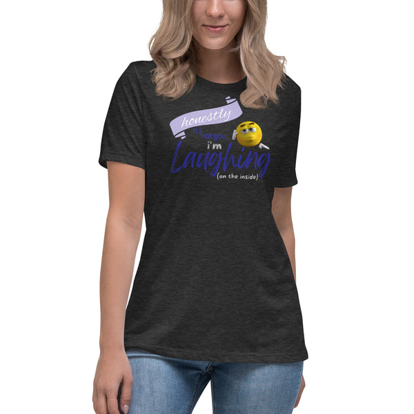 women's 'laughing inside' true fit premium t-shirt