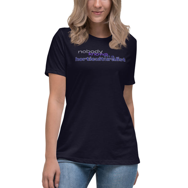 women's 'nbk i'm a horticulturalist' premium comfort fit t-shirt