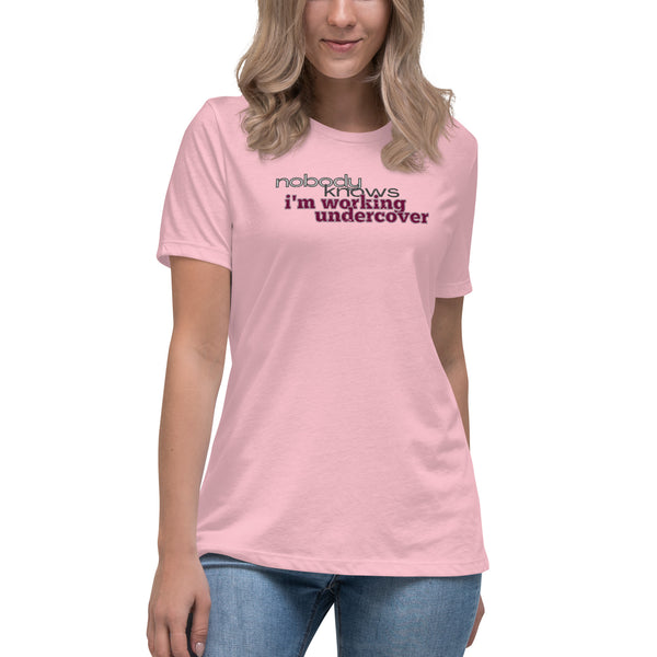 women's 'nbk i'm working undercover' premium t-shirt