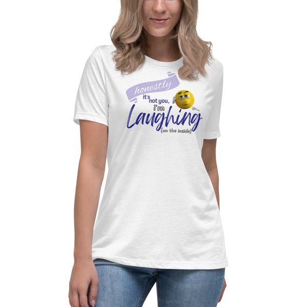 women's 'laughing inside' true fit premium t-shirt