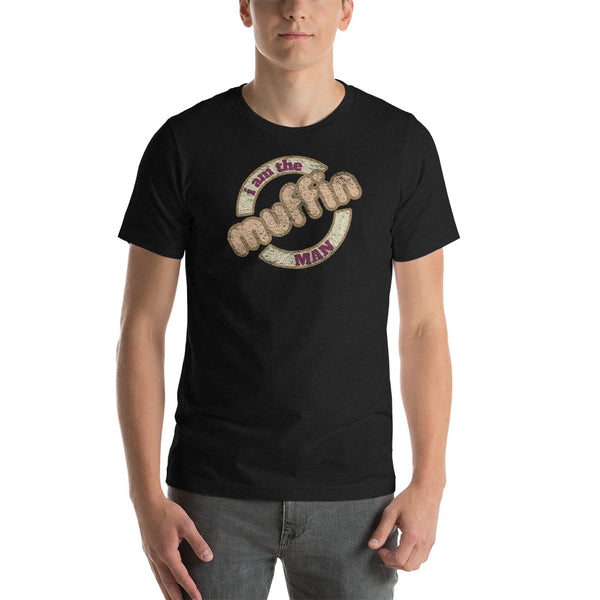 men's graphic 'muffin man' vintage premium t-shirt