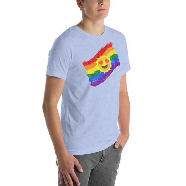 men's vintage 'love pride' true fit t-shirt
