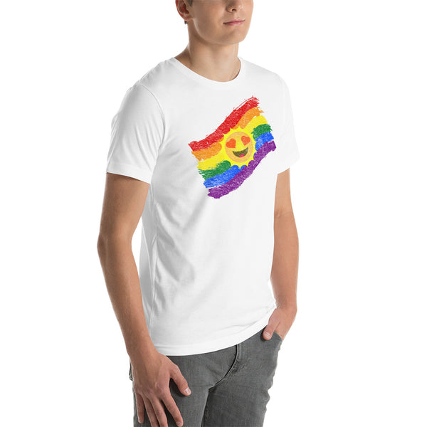 men's vintage 'love pride' true fit t-shirt