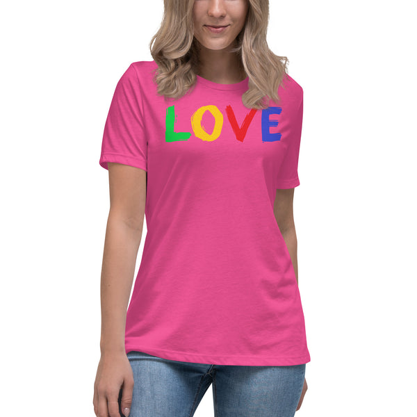 women's 'LOVE' silky soft true fit t-shirt