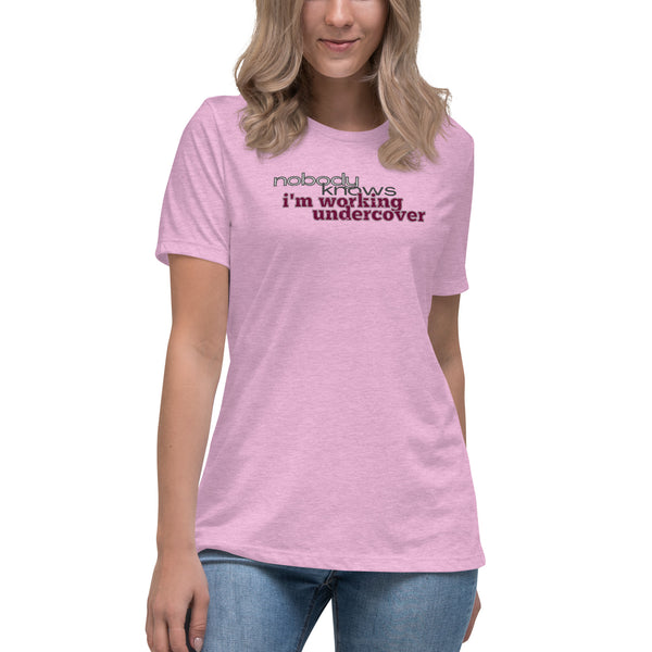 women's 'nbk i'm working undercover' premium t-shirt