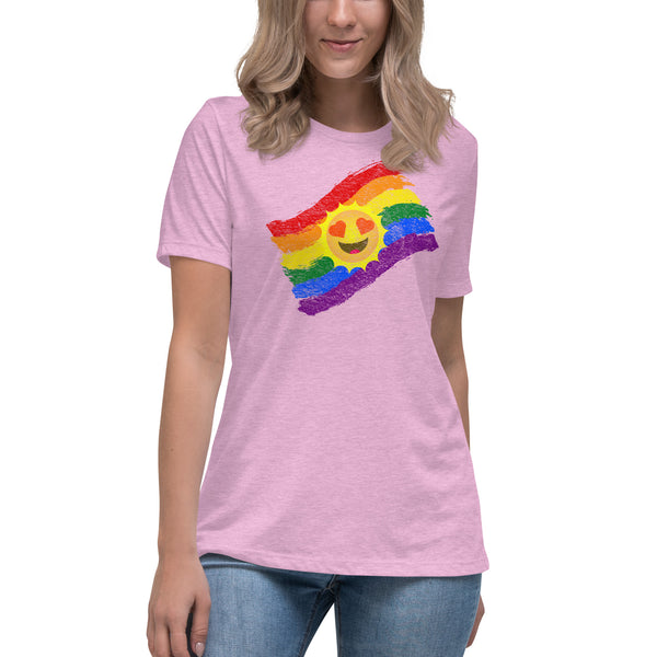 women’s vintage 'love pride' comfort fit t-shirt